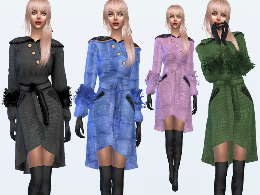 Leather coat | Coat Clothes Mod Download