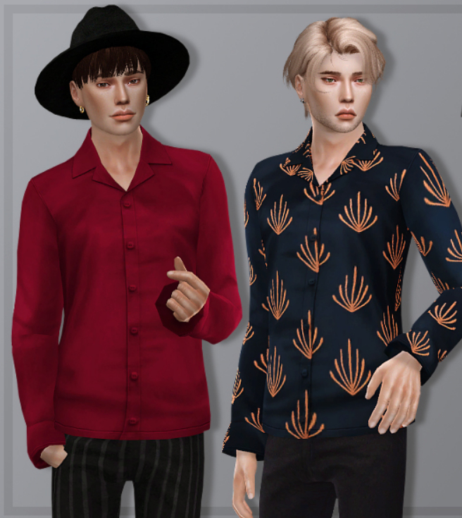 Trillyke - Touch Silk Shirt | Shirt Clothes Mod Download